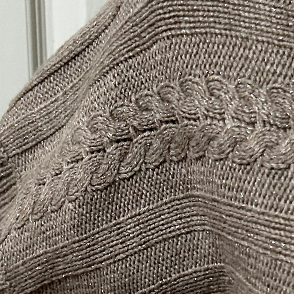 New York & Company Taupe boat neck Sweater - Picture 7 of 12